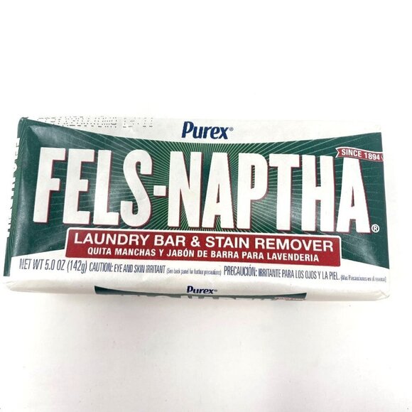 2-Pack Purex Fels-Naptha Bar 5 oz Soap Laundry Stain Fighting Cleaner - Picture 3 of 5